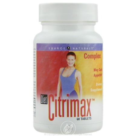Source Naturals Diet Citrimax Complex, May Curb Appetite,60 (Best Natural Diet Pills)
