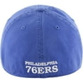 thumbnail image 2 of Men's '47 Royal Philadelphia 76ers Alternate Logo Classic Franchise Fitted Hat, 2 of 2