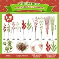 thumbnail image 2 of Picas y aerosoles navideños Thiccywoov, 100 unidades, rojo/verde, 2 of 7