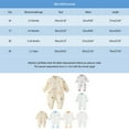 thumbnail image 3 of Hwmodou Girls Jumpsuits Unisex Cotton Blend Baby Clothes Jumpsuit Crawling Pajamas Fall Winter Casual Jumpsuit,3-6M, 3 of 3