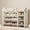 White, variant on Toy Storage Organizer and Bookshelf for Kids, Akaber Toys Organizer 4 Tier Foldable with 12 Removable Bins