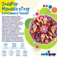 thumbnail image 3 of Mandala Design eTray Enrichment Tray for Dogs Pink, 3 of 6
