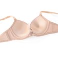 thumbnail image 6 of GEWSEY Women's Underwire Shaping Bra Comfort Smooth Seamless T-Shirt Convertible Straps Lightly Lined Bras (Beige, XL), 6 of 9