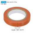 thumbnail image 2 of Unique Bargains 32.8Ft Tennis Racket Badminton Racquet Grip Finishing Tapes, Silver/Orange 6 Pack, 2 of 5