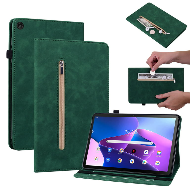 For Lenovo Tab M10 Plus 3rd Gen Case 10.6 PU Leather Cover For