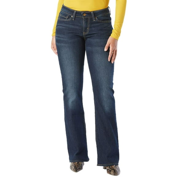 Signature by Levi Strauss & Co. Gold Label Jean Moderne Coupe Bottillon pour Femme, stormy sky, 8 Moyen