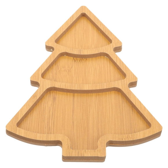 unbranded Bars Holiday Serving Platters Trays Wood Fruit Platter 1Pcs