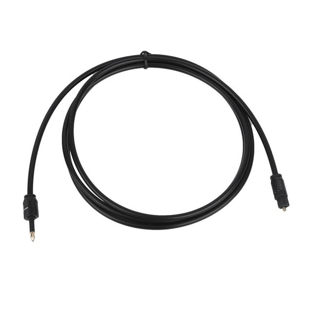 Câble Audio à Fibre Optique 3,5 Câble Audio Optique Numérique Cordon (1,5 m), Cordon Audio à Fibre Optique