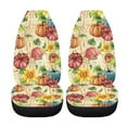 thumbnail image 3 of Xoenoiee 2 PCS Car Seat Covers for Front Seats, Vintage Sunflower Pumpkin Print Auto Seat Cover For Women, Car Bucket Seats Cushion Protector Universal fit for SUV Sedan Van Truck, 3 of 6