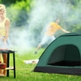 thumbnail image 1 of TIMIFIS Instant Automatic Expansion Up Lightweight Camping Tent, Outdoor Easy Set Up Automatic Family Travel Tent,Portable Backpacking Ultralight Windproof -, 1 of 6