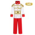 thumbnail image 1 of Disfraz de Halloween para bebé y niño, ropa de fiesta de cumpleaños, capa de rey, disfraces de príncipe encantador para Navidad, 1 of 4