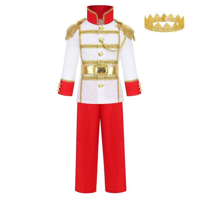 Disfraz de Halloween para bebé y niño, ropa de fiesta de cumpleaños, capa de rey, disfraces de príncipe encantador para Navidad