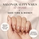 thumbnail image 2 of Press-On Nails Glamnetic Maple Glaze Short Almond Nude, 2 of 6
