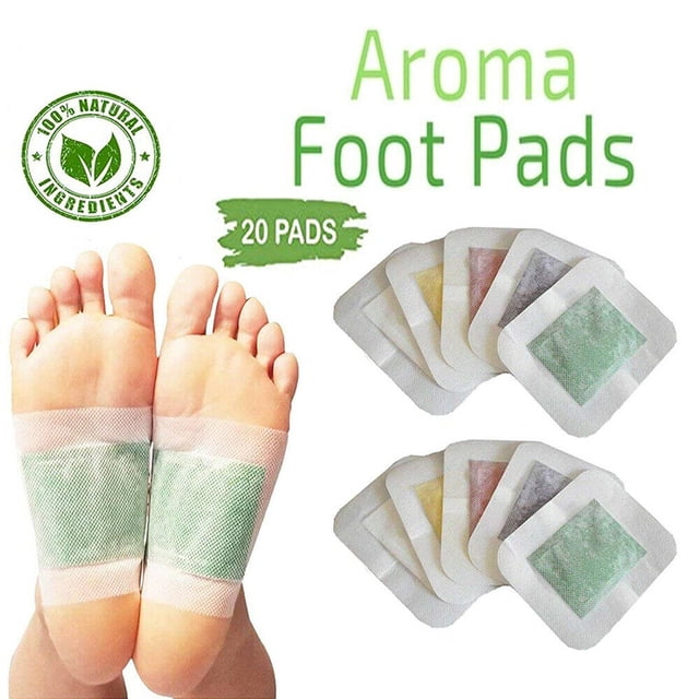 Almohadillas para pies de desintoxicación de jengibre premium Almohadillas de desintoxicación de limpieza de hierbas orgánicas - 10 pares Fokelyi XM153