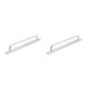 thumbnail image 3 of Kenally manija de los muebles con tornillos de montaje perillas de hardware sin perforaciones de aleación tiradores de puertas decoración de gabinete Plata/224mm 2piezas Kenally CBP390343, 3 of 5