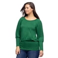 thumbnail image 5 of Womens Blouson Sleeve Banded Top, 5 of 10