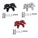 thumbnail image 4 of Ounissouiy 1 Juego de copa de dirección RC, aleación de aluminio, escala 1/10 profesional, accesorios para automóviles RC, piezas de repuesto Kits de construcción modelo rojo, 4 of 6