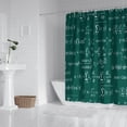 thumbnail image 2 of Math Equations Algebra Green Pattern Shower Curtain 72"x72" ,Bathroom Decorative Shower Curtains Set with 12 Hooks,Modern Waterproof Washable Shower Curtain, 2 of 6