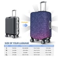 thumbnail image 4 of Kdxio Violet Glitter Pattern Luggage Cover for Travel,Elastic and Durable,Fits 18-32 Inch,Anti-Scratch Suitcase Protector-No luggage included, 4 of 5