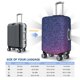 thumbnail image 4 of Fotbe Violet Glitter Funda Protectora para Equipaje, Antirrayones y Resistente a la Suciedad, Compatible con Maletas de 18 a 32 Pulgadas-Large, 4 of 7