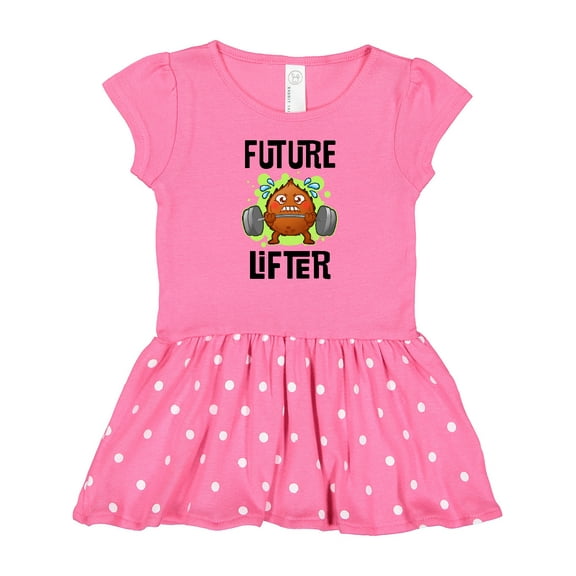 Inktastic Weightlifting Funny Future Lifter Gift Baby Girl Dress