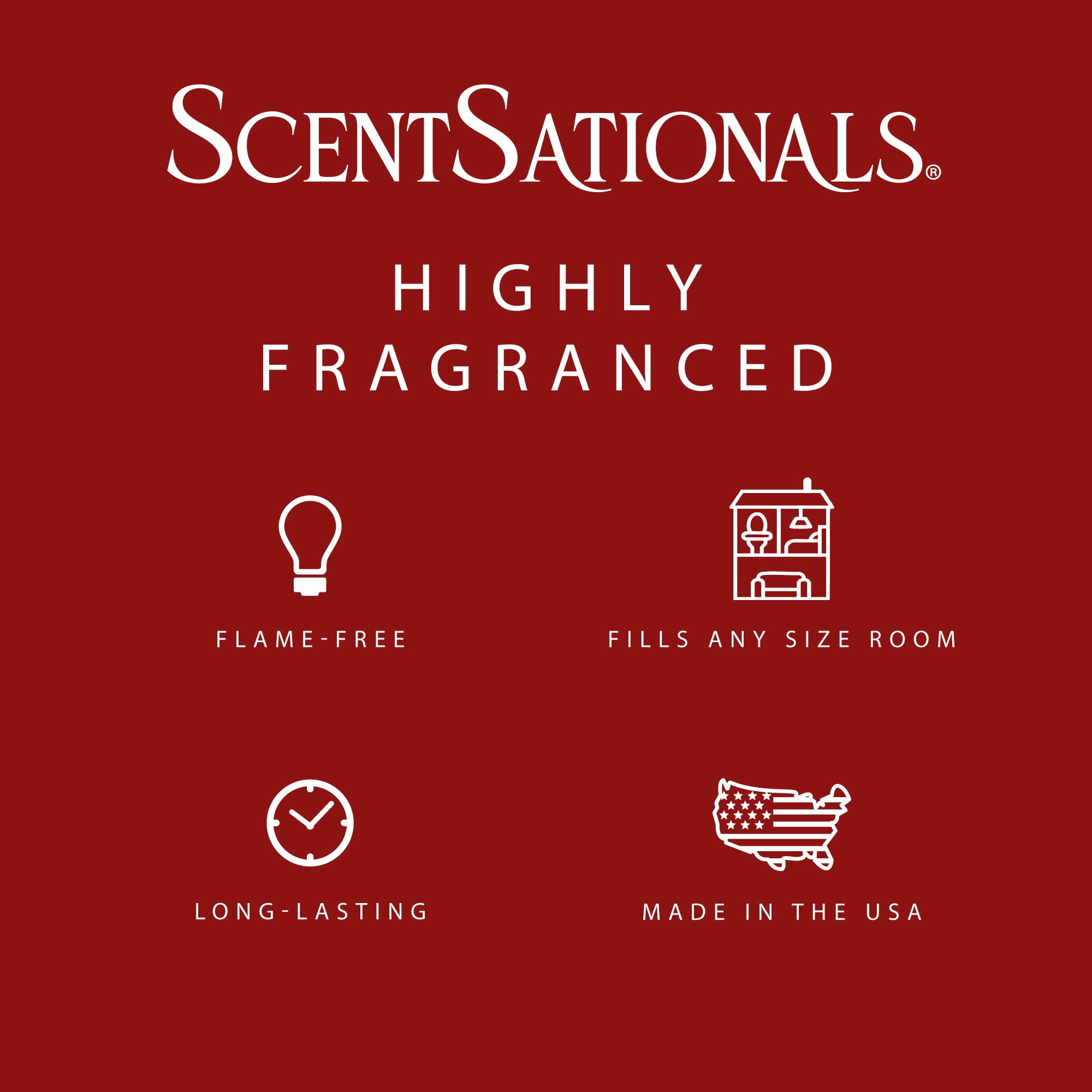 (2 pack) Strawberries N' Cream Scented Wax Melts, ScentSationals, 5 oz