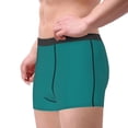 thumbnail image 4 of Haiem Teal Men's Boxer Briefs, Every Day Comfort Stretch Cotton Moisture-Wicking Underwear-XX-Large, 4 of 9