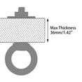 thumbnail image 4 of Tornillos elevadores QWETRY M10 x 50 mm de acero inoxidable, paquete de 4 unidades, 4 of 5