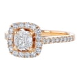 thumbnail image 2 of 14K Yellow Gold 1-2/3 cttw. Certified Diamonds Cushion-cut Halo Engagement Ring by Hollywood Hills Jewelers, 2 of 6