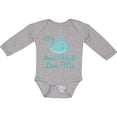 thumbnail image 3 of Inktastic My Aunt and Uncle Love Me Whale Boys or Girls Long Sleeve Baby Bodysuit, 3 of 5