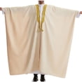 thumbnail image 1 of LOVZFMLL Vestes pour Hommes Robe Musulmane Arabe Robe Longue Style Cardigan à Manches Longues Chemise Longue Mode Décontractée, 1 of 9