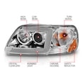 thumbnail image 4 of ANZO 1997-2003 Ford F-150 Projector Headlights w/ Light Bar Chrome Housing - 111504, 4 of 5