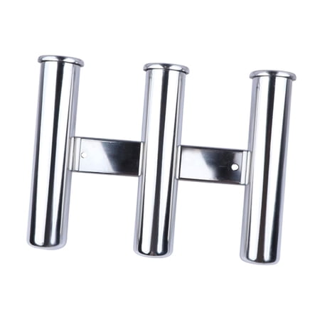 TTETTZ 3 Tube Boat Fishing Rod Holder Fishing Supplies Stable for Marine Boat Yacht