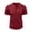 #826-Wine, variant on Ceisia Men's Slim-Fit Henley Neck Slub Cotton Short Sleeve T-Shirt Blue XXXL Gifts