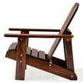 thumbnail image 2 of Spaco Kid's Adirondack Chair with High Backrest and Arm Rest-Coffee, Kids Couch for Kids, 2 of 6