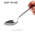 thumbnail image 4 of Juego de cucharas para cena de 8 piezas, cucharas de acero inoxidable, cucharadas pulidas como espejo, aptas para lavavajillas, para el hogar, la cocina o el restaurante, 4 of 5