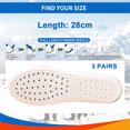 thumbnail image 2 of pares de plantillas de invierno de longitud completa, cálidas, suaves y cómodas, inserciones de zapatos para hombres y mujeres, plantilla deportiva de felpa cálida, 2 of 7
