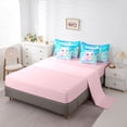 thumbnail image 5 of Erosebridal Teen Girl Axolotl 7pcs Bedding Comforter Set,Cute Axolotl Cartoon Ocean Sealife Queen Bedding Sets,Reversible, 5 of 7