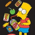 thumbnail image 2 of The Simpsons Mens' Bart Simpson Classic Shirt Homer, Bart, Krusty and Lisa Tee T-Shirt, 2 of 7