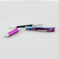 thumbnail image 4 of Pentel EnerGel RTX Liquid Gel Pen Medium Pen Point - 0.7 mm Pen Point Size - Needle Pen Point Style - Refillable - Retractable - Violet Gel-based Ink - Blue Barrel - Stainless Steel Tip - 1 Each, 4 of 6