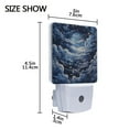 thumbnail image 4 of Cloud and Stars Night Light 2 Pack LED Nightlight Plug into Wall Dusk to Dawn Sensor Soft White, 4 of 7