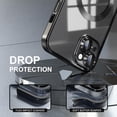 thumbnail image 4 of 2-in-1 Entronix Bundle for iPhone 14 Plus, Magnetic Clear Case 1 Screen Protector, Black, 4 of 6