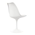 thumbnail image 4 of Aron Living Rose 17.5" Plastic and Metal Dining Chairs in White (Set of 4), 4 of 7