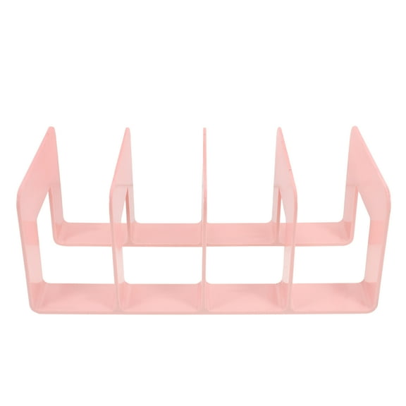 OFFIGAM Sleek Pink Bookends Office Desk Accessory Students Document Organizer 1Pack