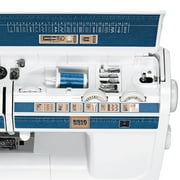 Elna 3210 Jeans Mechanical Sewing Machine 19 Stitches and Free Arm with Table