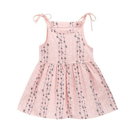 

Toddler Girl s Summer Dresses Toddler Kids Baby Girl Summer Seaside Beach Dress Sling Skirt Floral Skirt Summer Dresses for Toddler