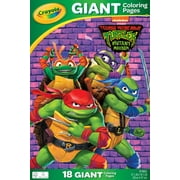 Crayola Teenage Mutant Ninja Turtles Giant Coloring Pages,18 Coloring Pages, Gift, Unisex Child