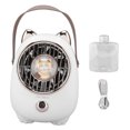 thumbnail image 2 of Ventilador de aire Acondicionado ANGGREK 350 Ml Recargable por USB Humidificador Portátil enfriador de aire Ventilador de Nebulización con Luz Ambiental LED, 2 of 8