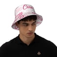 thumbnail image 4 of Fotbe Breast Cancer Pink Ribbons Awareness (2) Sombrero Tipo Pescador con Estampado – Sombrero de Sol de Algodón de Moda para Playa, Golf, Pesca, 4 of 6