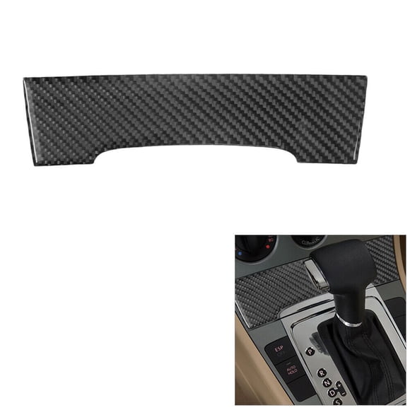 Real Bright Soft Car Interior Carbon Fiber Sticker DecorationFor Volkswagen Passat 2006-2011 Carbon Fiber Power Outet/Ashtray CoverAuto Car Protection Interior Accessories